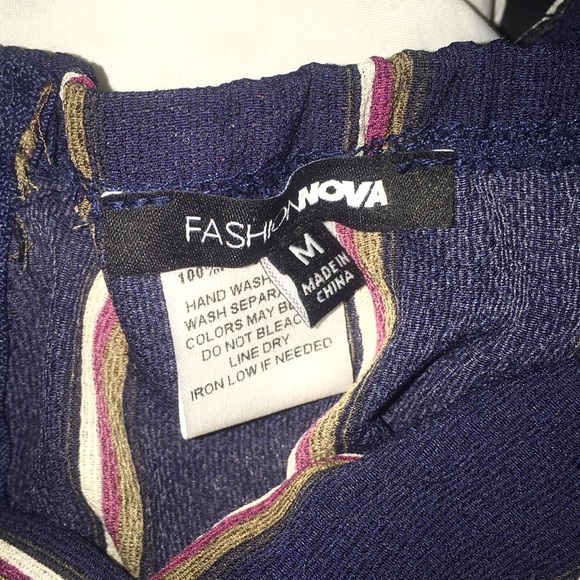 Striped Jumpsuit - Picture 2 of 2